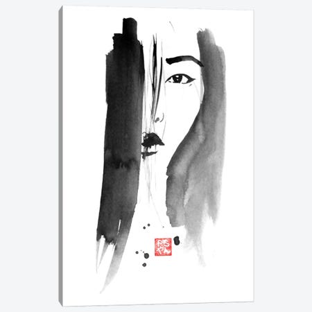Chinese Woman Portrait Canvas Print #PCN32} by Péchane Canvas Artwork