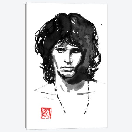 Jim Morrison Canvas Print #PCN331} by Péchane Canvas Art Print