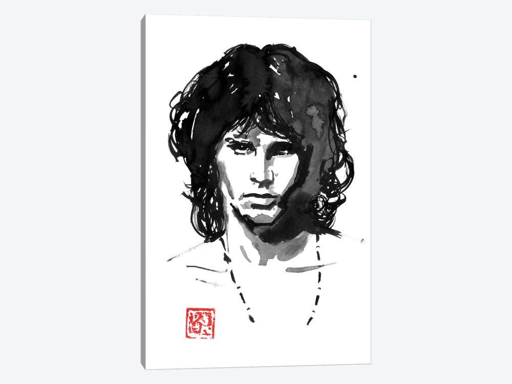 Jim Morrison by Péchane 1-piece Canvas Art