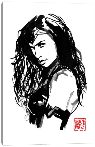 Wonder Woman IV Canvas Art Print - Péchane
