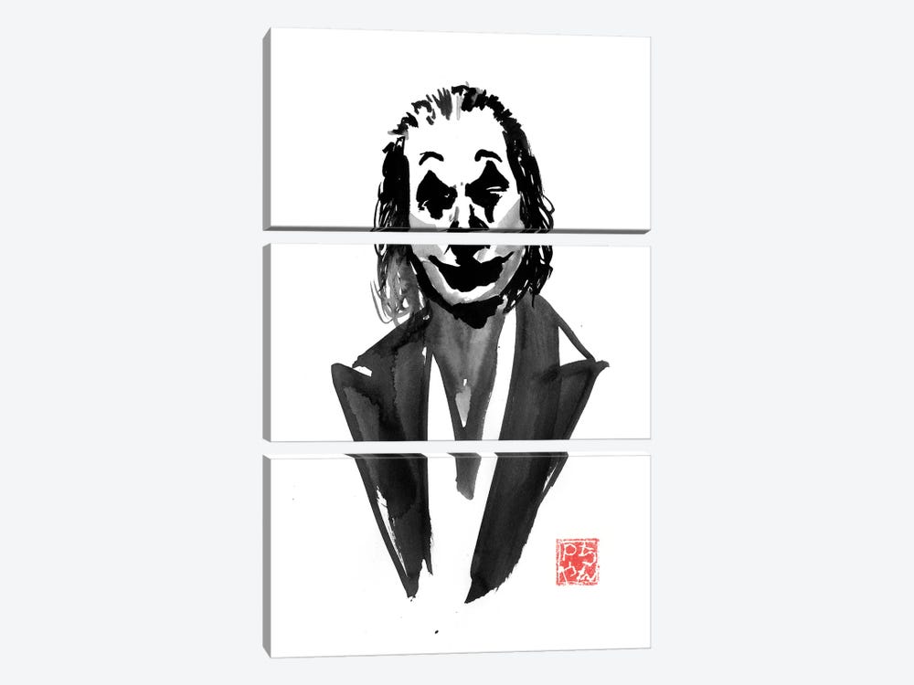 X Joker by Péchane 3-piece Canvas Print
