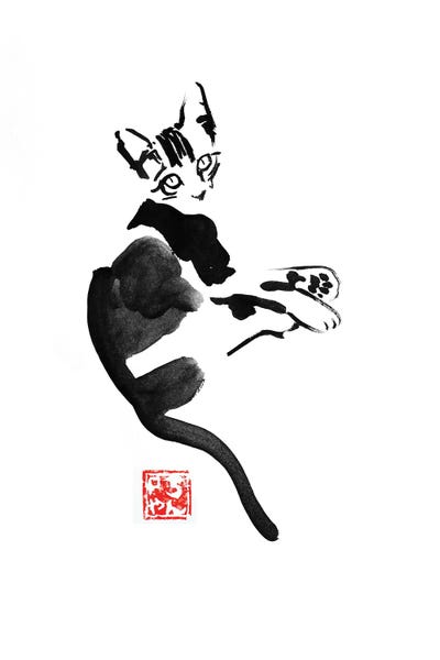 Couché by Péchane metal wall art