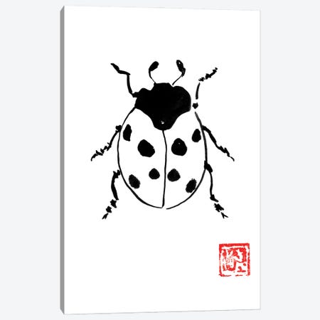 Ladybug Canvas Print #PCN355} by Péchane Canvas Art