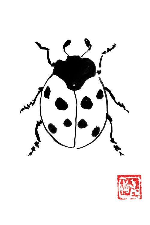 Ladybug by Péchane wall art