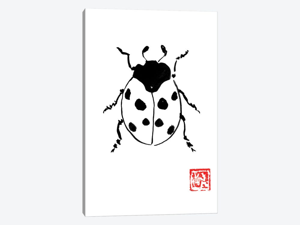 Ladybug by Péchane 1-piece Canvas Artwork