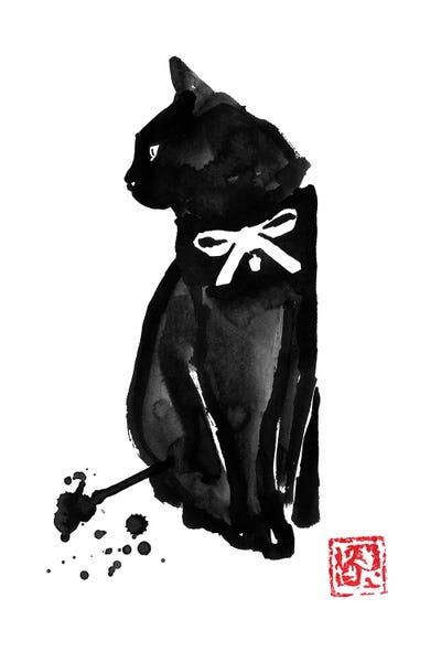 Chat Noeud by Péchane canvas print