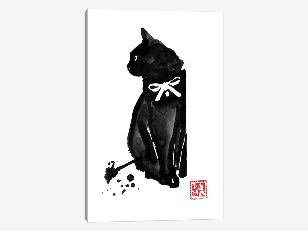Chat Noeud by Péchane 1-piece Art Print