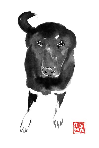 Chienne Canvas Art Print by Péchane  iCanvas