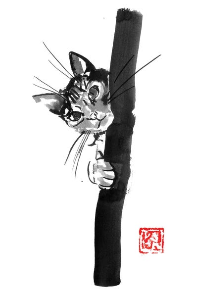 Clide Hidden by Péchane metal wall art