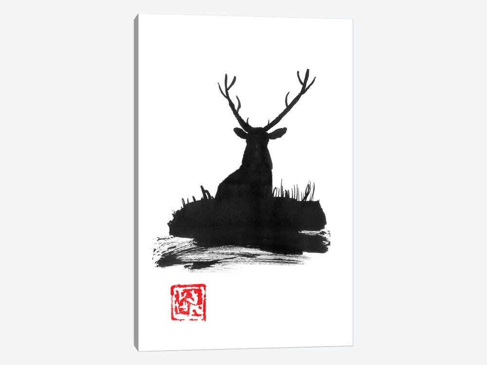 Deer II by Péchane 1-piece Canvas Art