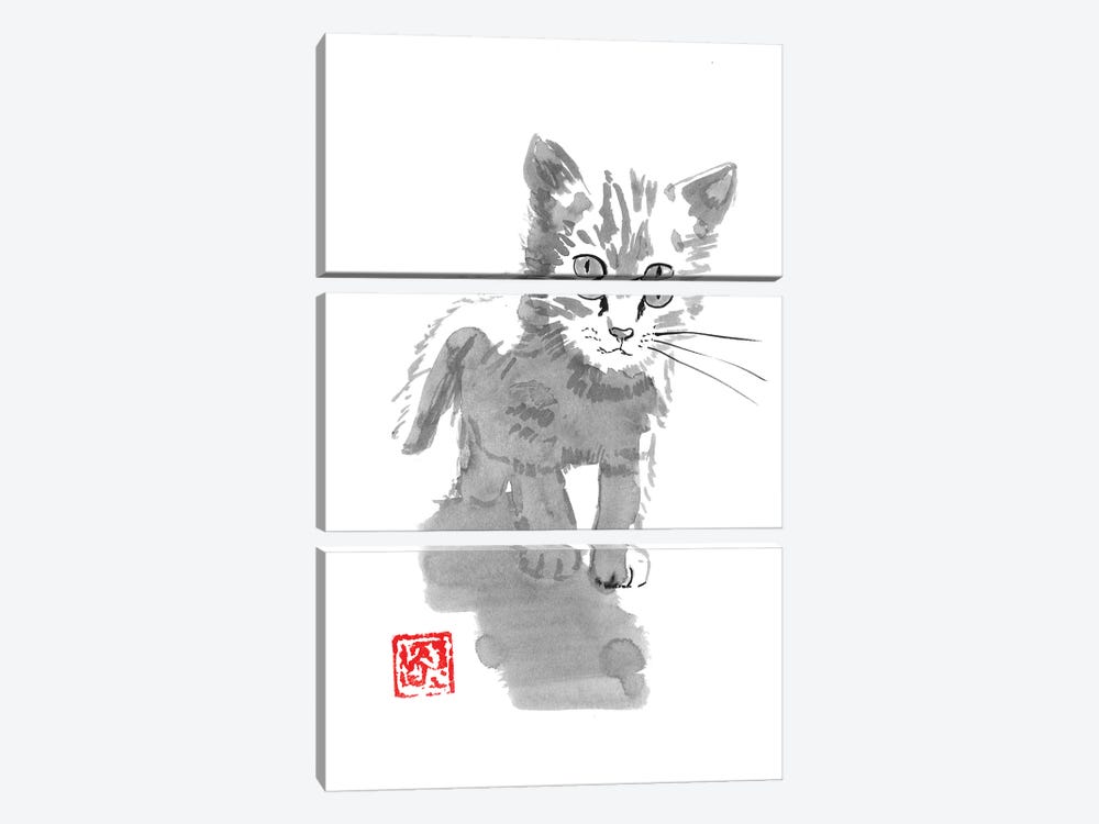 Little Cat 3-piece Art Print