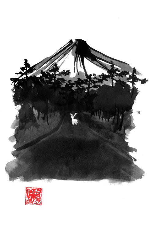 Road In Japan by Péchane wall art