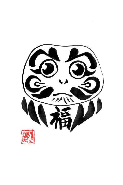 Daruma by Péchane wall art