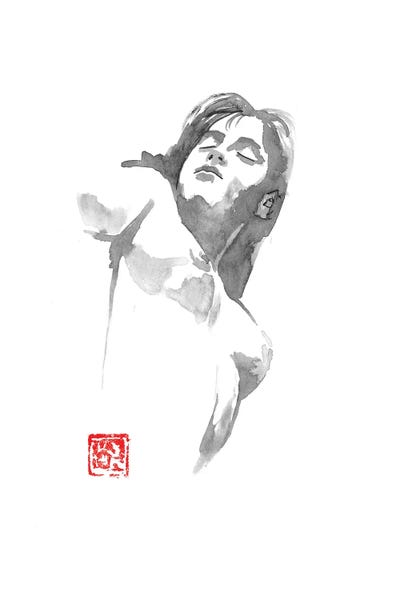 Péchane: Sleeping Nude by Péchane