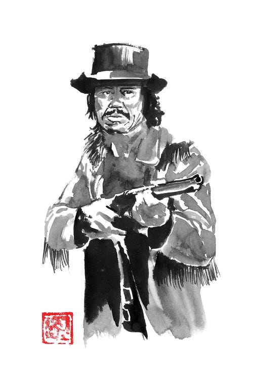 Charles Bronson With Rifle