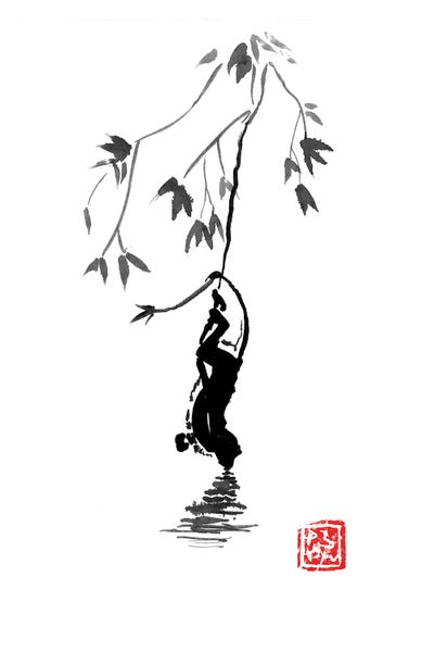 Monkeys: Drinking Monkey by Péchane