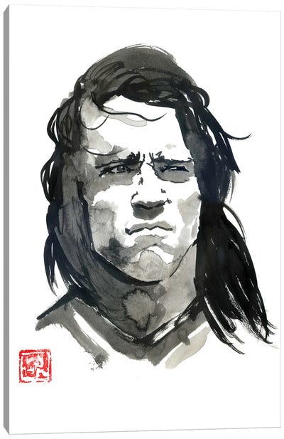 Conan Canvas Art Print - Arnold Schwarzenegger