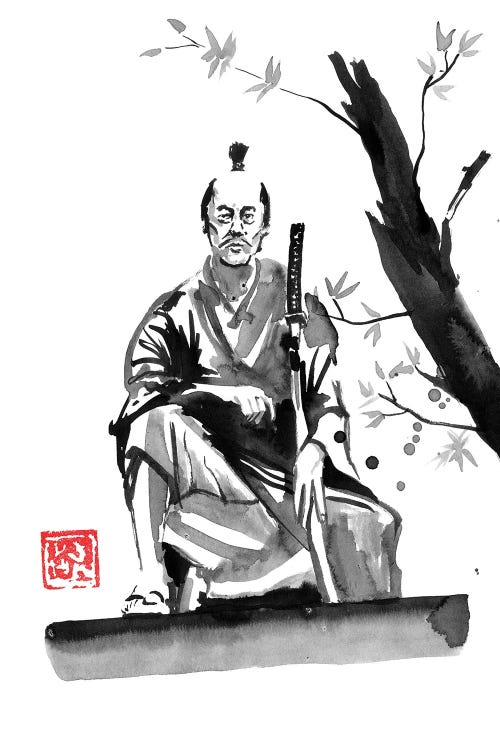 Seated Samurai