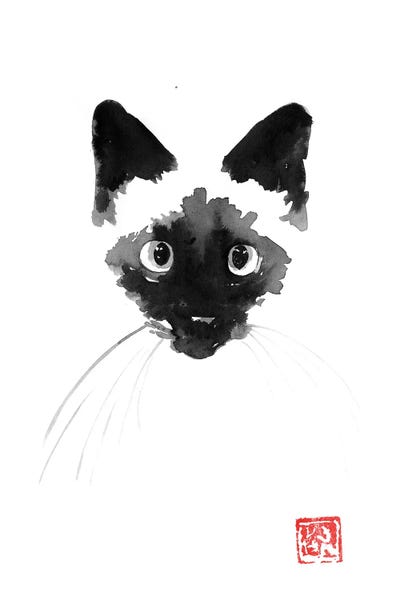 Siamese: Siamese Cat by Péchane