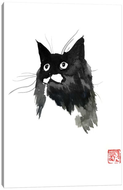 Spoted Cat Canvas Art Print - Péchane