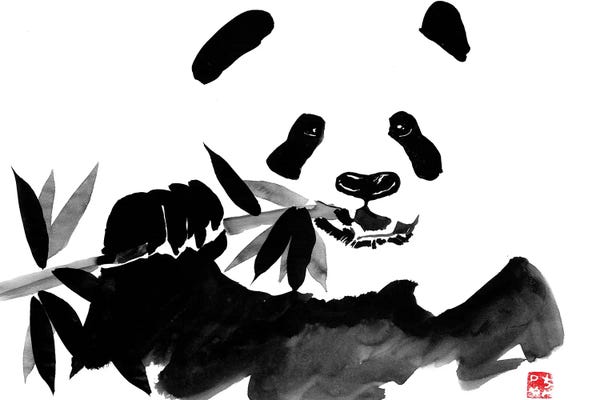 Pandas: Eating Panda by Péchane