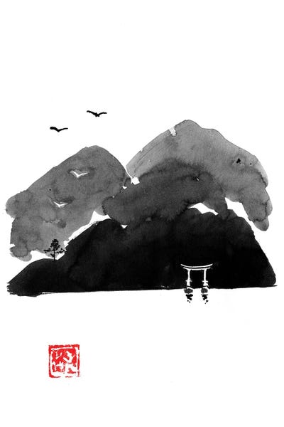 Japanese Décor: Gate Of The Mountain by Péchane