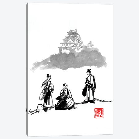 Three Samurai Canvas Print #PCN519} by Péchane Canvas Print