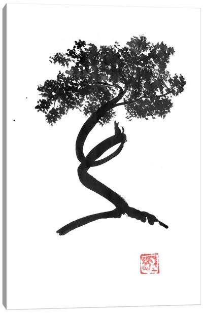Swirled Tree Canvas Art Print - Zen Garden