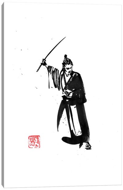 Winning Samurai Canvas Art Print - Samurai Art