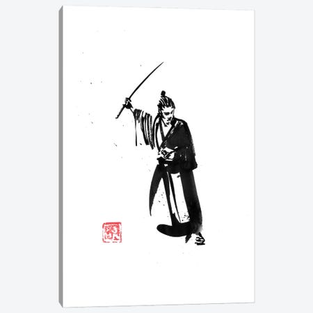 Winning Samurai Canvas Print #PCN526} by Péchane Art Print