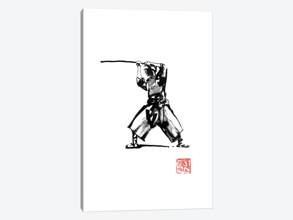 Other Samurai En Garde by Péchane 1-piece Canvas Art