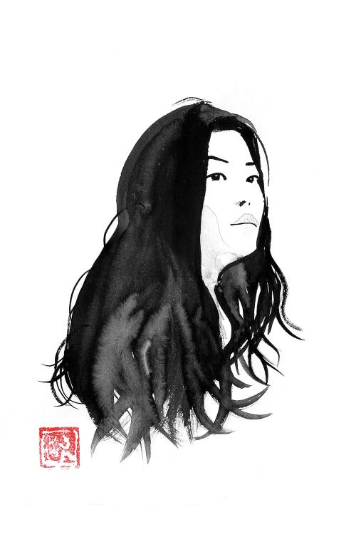 Woman Face by Péchane wall art