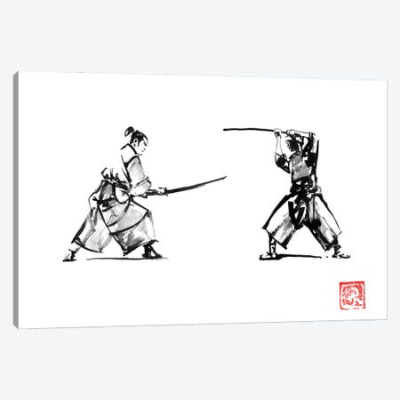 The Fight Will Begin Canvas Print #PCN534} by Péchane Canvas Art