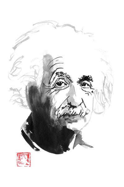 Science: Albert Einstein by Péchane