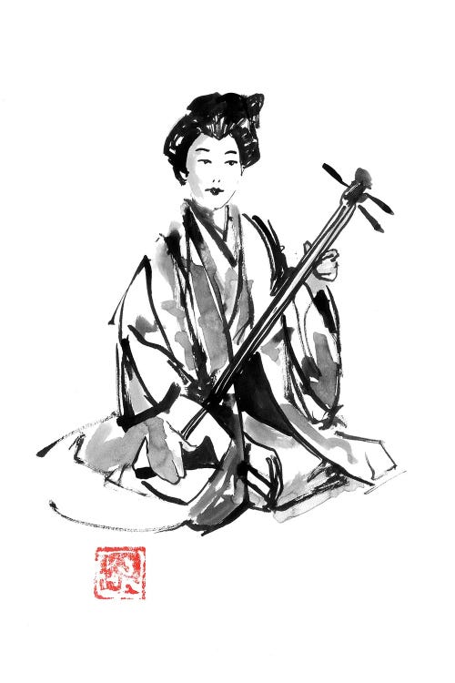 Shamisen Player