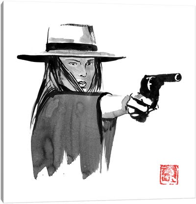 Hannie Caulder Canvas Art Print - Western Movie Art