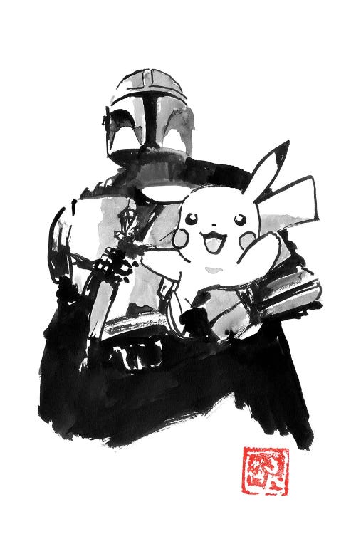 Mandalorian And Pikachu