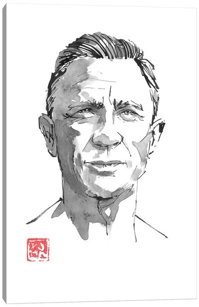 Daniel Craig Canvas Art Print - Daniel Craig