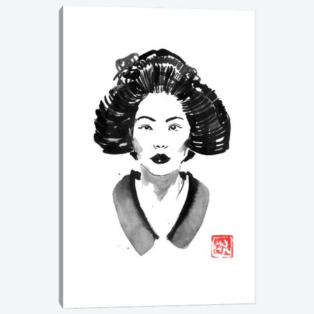 The Geisha Canvas Print #PCN547} by Péchane Canvas Art Print