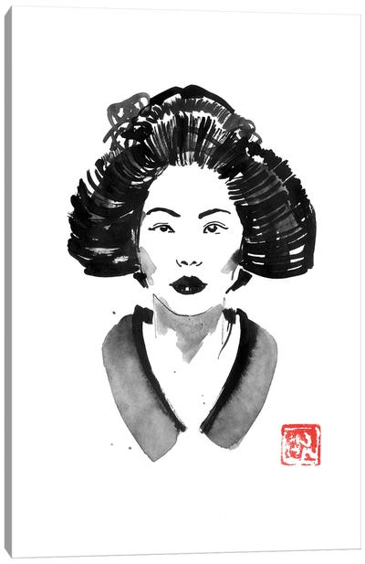 The Geisha Canvas Art Print - Geisha