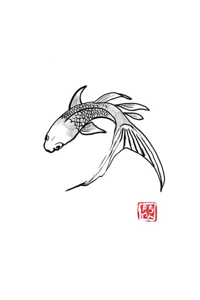 Koi: Carp Koi Turning by Péchane