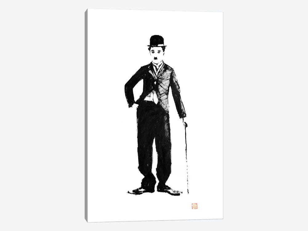 Charlie Chaplin Standing by Péchane 1-piece Canvas Print