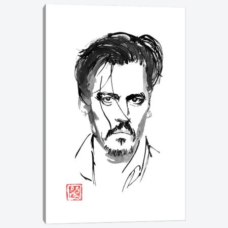 Johnny Depp Canvas Print #PCN580} by Péchane Canvas Art