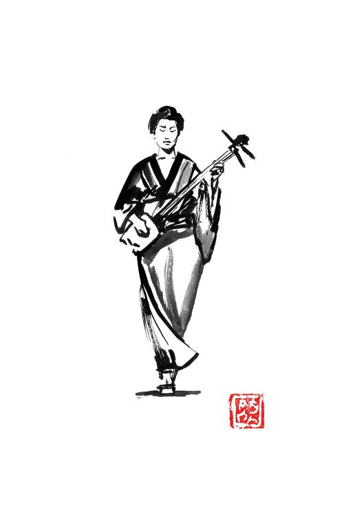 Walking Shamisen