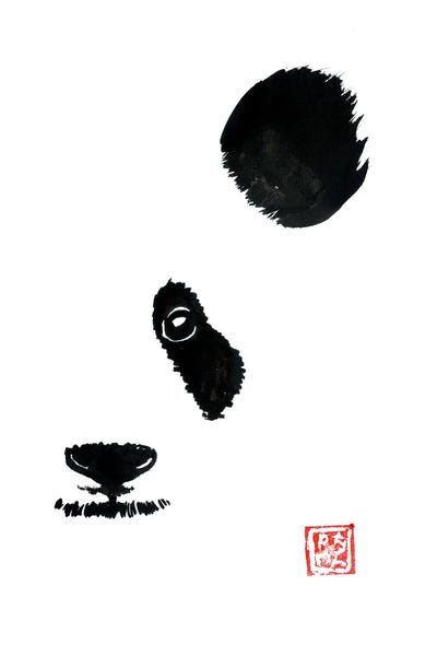 Chinese Décor: Half Panda by Péchane