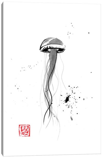 Jellyfish II Canvas Art Print - Jellyfish Art