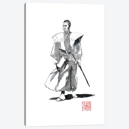 Walking Samurai II Canvas Print #PCN597} by Péchane Canvas Art