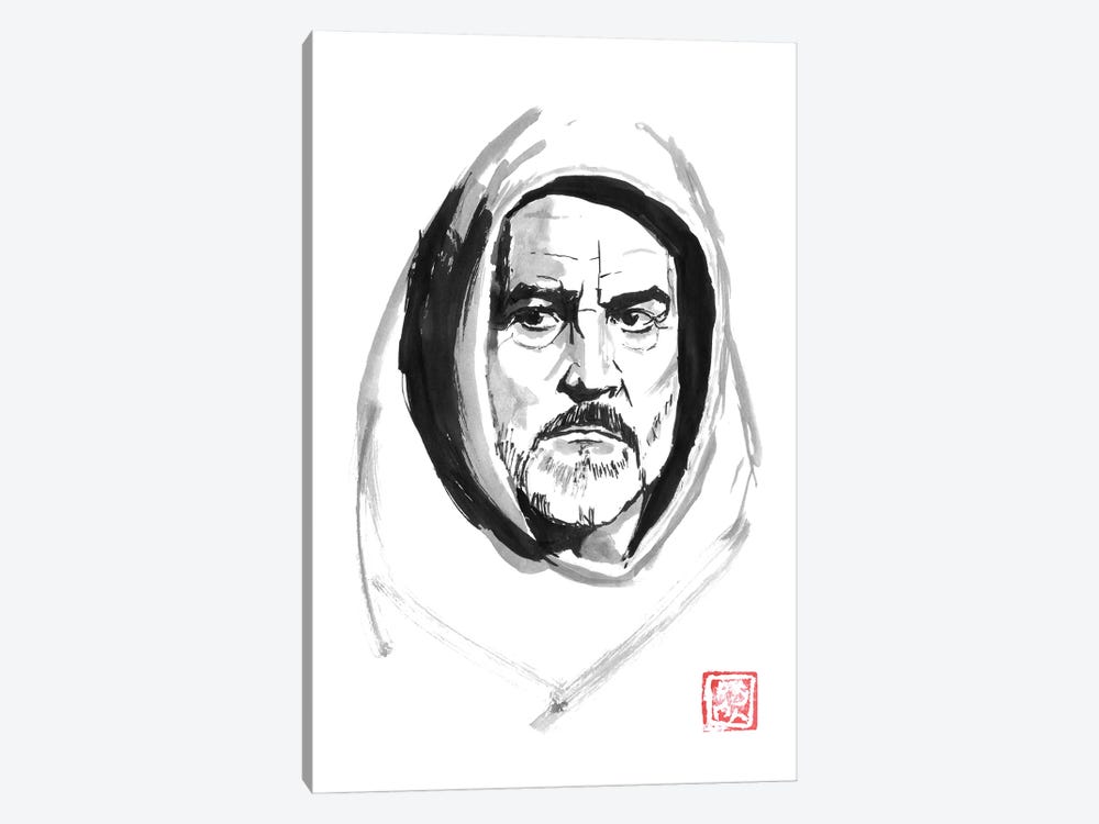 Sean Connery In The Name Of The Rose by Péchane 1-piece Art Print