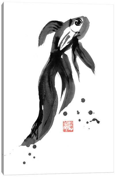Fish Canvas Art Print - Japanese Décor