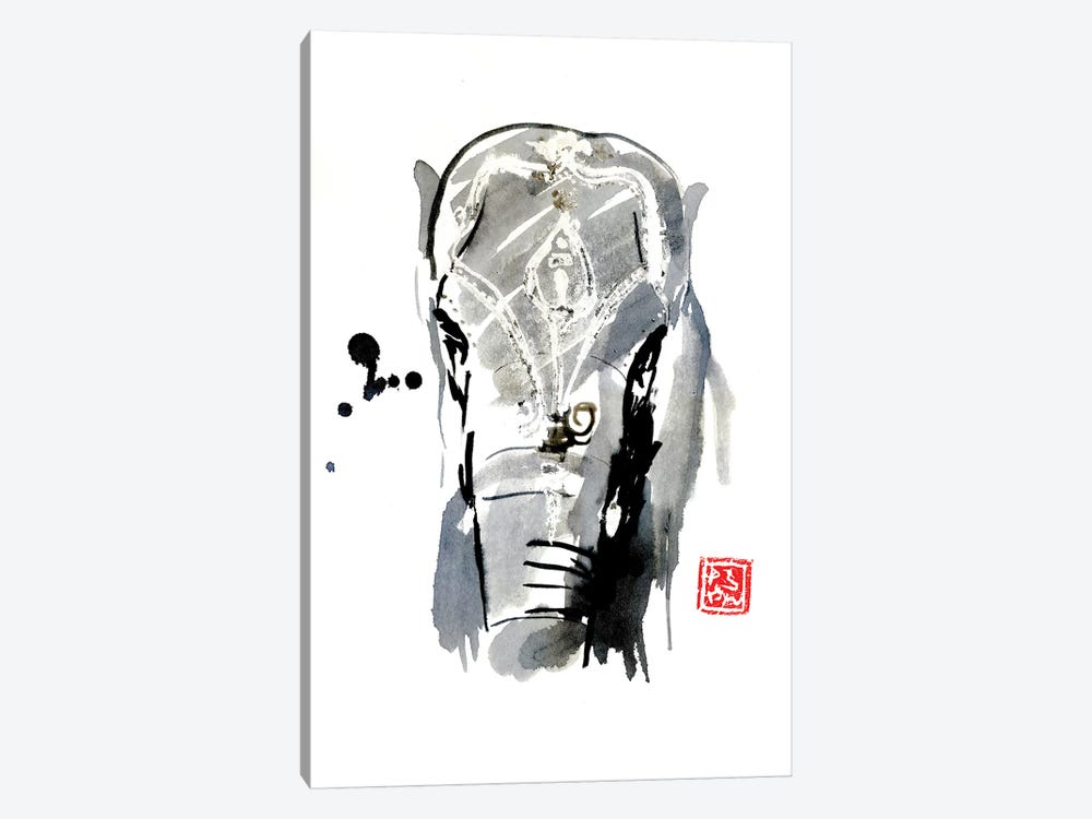 Asian Elephant by Péchane 1-piece Canvas Art